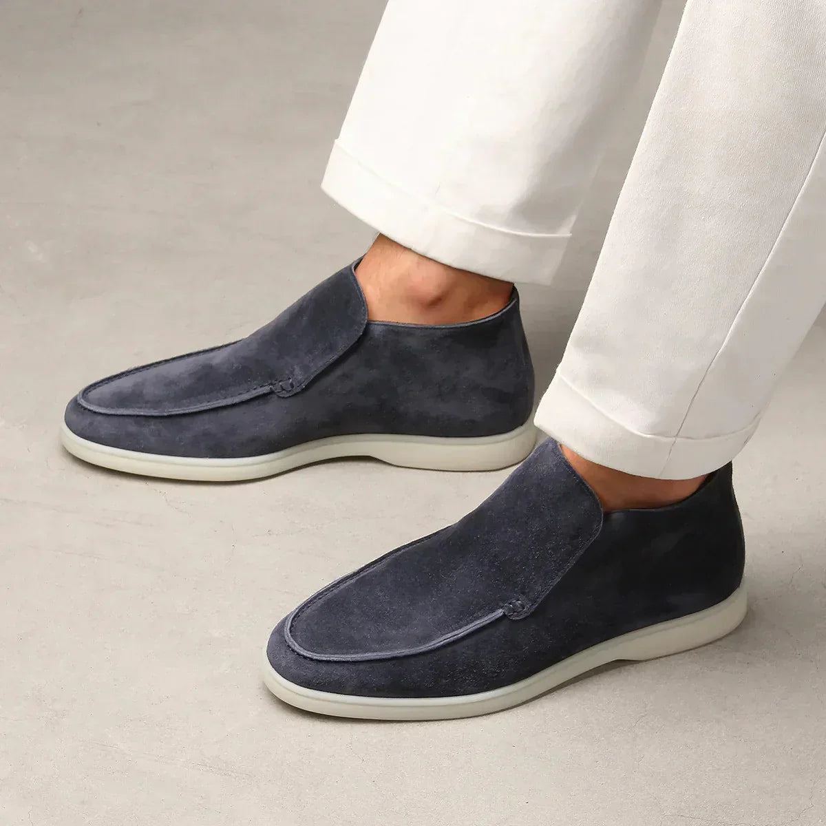 Men's Suede Loafers Classic Style