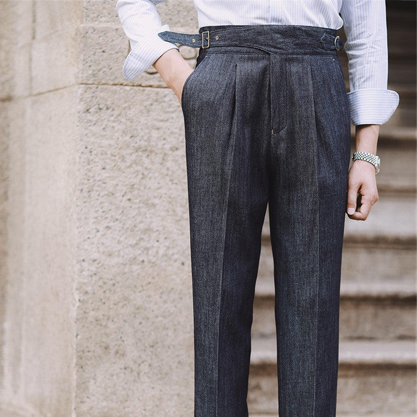 Denim Napolitana Ghurka Trousers