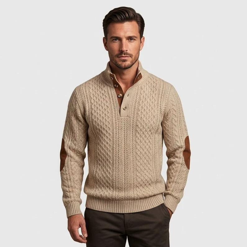 Klassischer Pullover mit hohem Kragen Limitierte Auflage – Fayymont Co