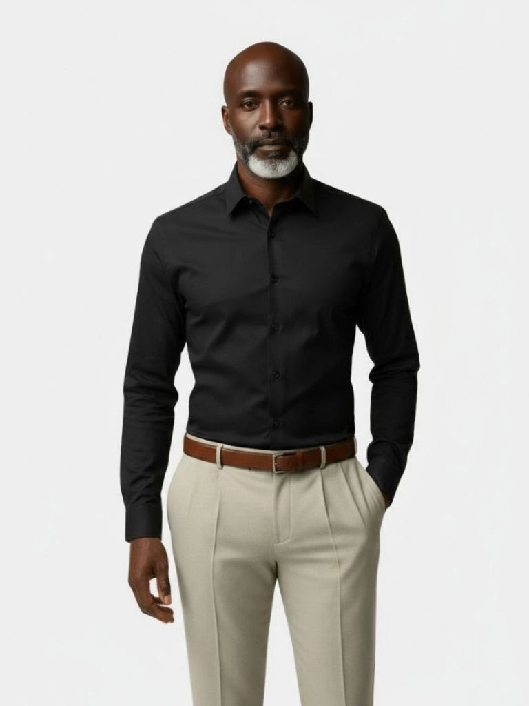 Elegant Spearpoint Collar Shirt - Fayymont Co