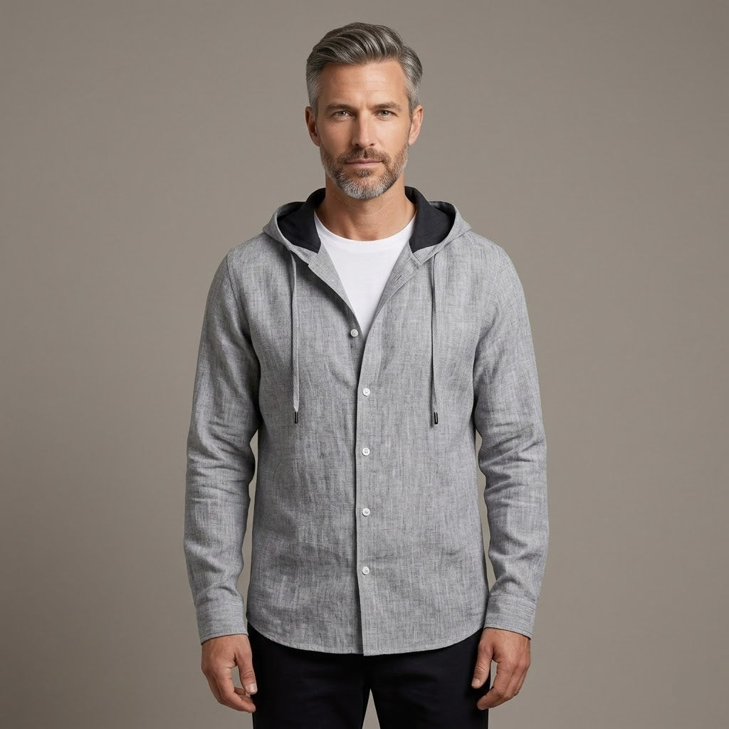 Aero Leinen-Kapuzenpullover – Fayymont