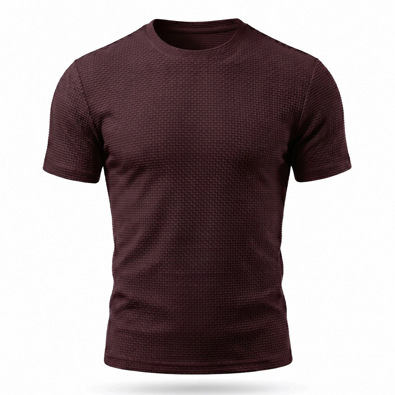 Arden Herren-T-Shirt in Merlot Rot