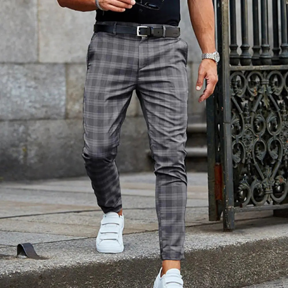 Ampezzo Plaid Wool Trousers
