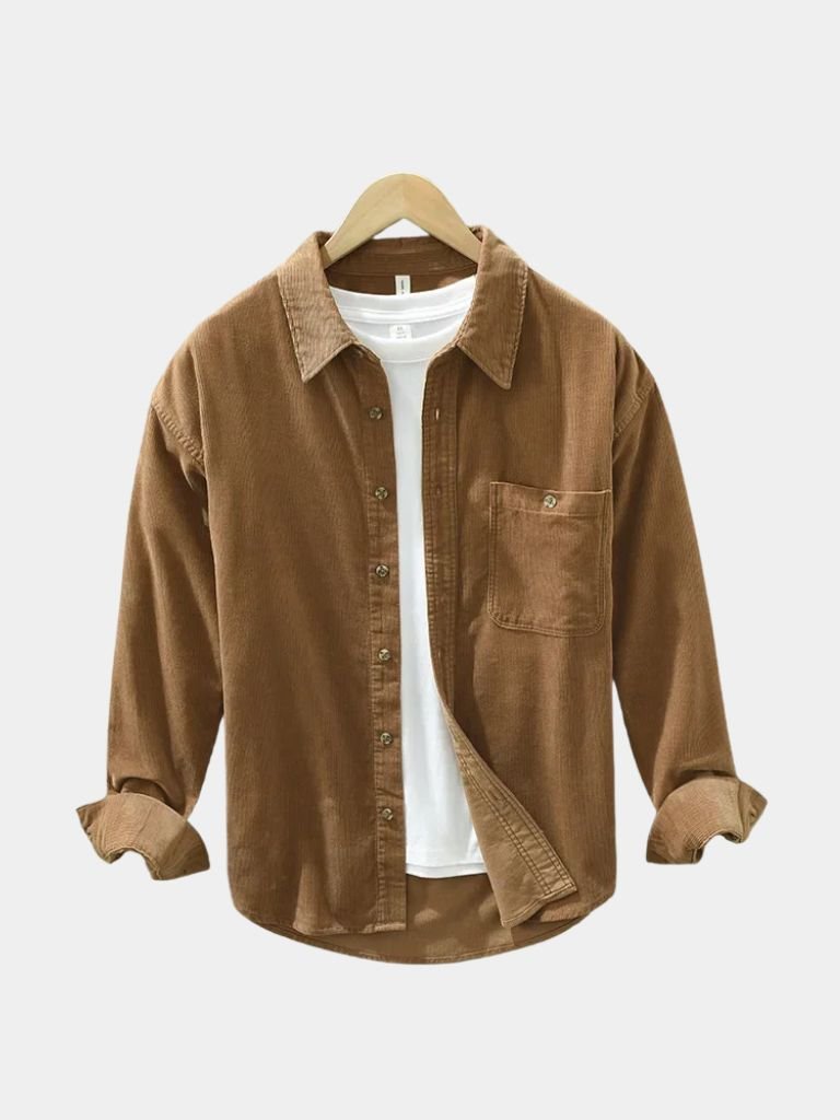 Casual Corduroy Shirt - Fayymont Co