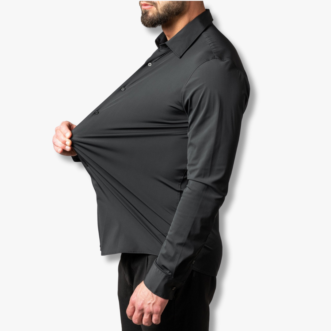 Mens Stretch Dress Shirt – Wrinkle-Free Slim Fit Shirt