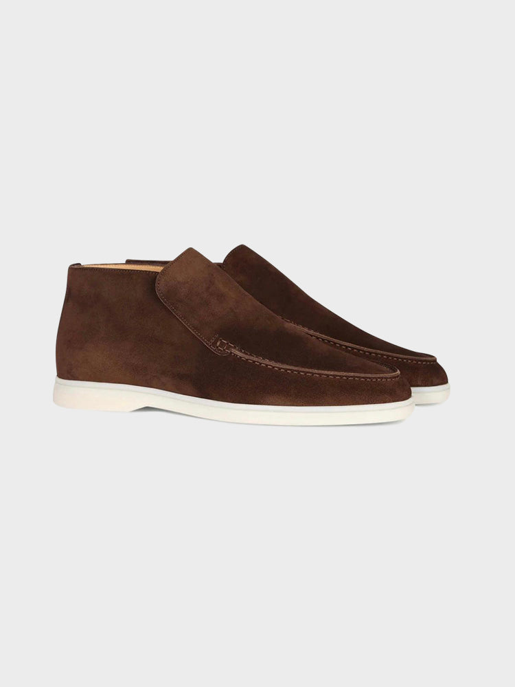 Monaco High Suede Loafers