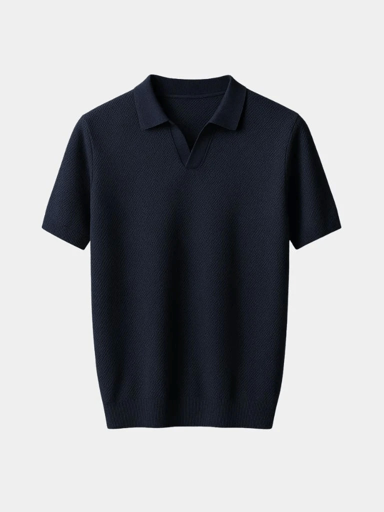 Old Money Cotton Polo Shirt - Fayymont Co