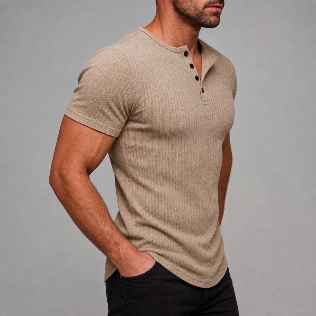 Siena - Ultra bequemes Herren-Henleyshirt